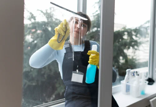 Nettoyage de vitres intérieures et extérieures à Marigné-Peuton